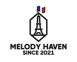 Eiffel Tower Landmark logo