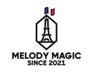 Eiffel Tower Landmark logo