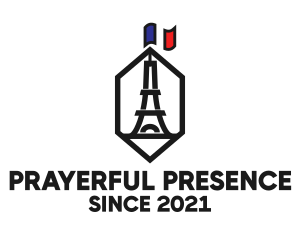 Eiffel Tower Landmark logo design