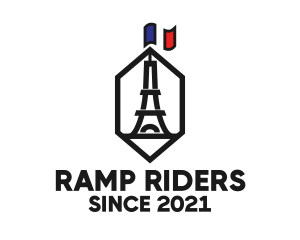 Eiffel Tower Landmark logo design