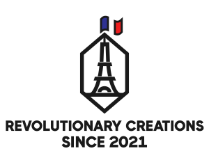 Eiffel Tower Landmark logo design