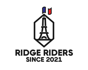 Eiffel Tower Landmark logo design