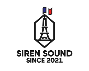 Eiffel Tower Landmark logo design