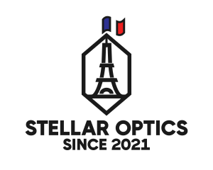 Eiffel Tower Landmark logo design