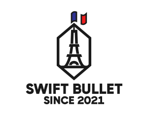 Eiffel Tower Landmark logo design