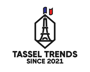 Eiffel Tower Landmark logo design