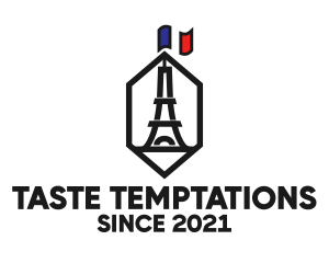 Eiffel Tower Landmark logo design