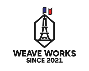 Eiffel Tower Landmark logo design