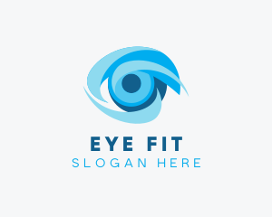 Eye Optical Lens logo design