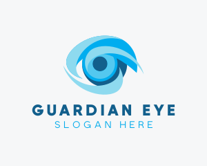 Eye Optical Lens logo design