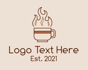 Hot Dark Roast Coffee  logo