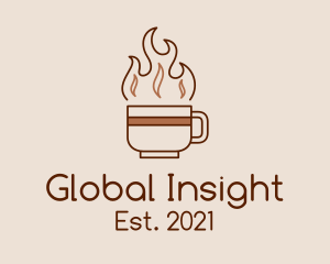 Hot Dark Roast Coffee  logo