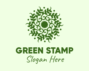 Decorative Green Vines  logo design