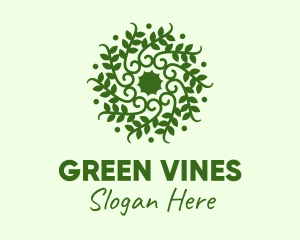 Decorative Green Vines  logo