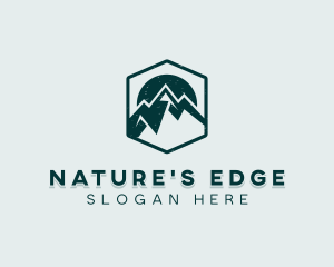 Travel Mountain Peak logo design