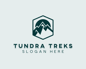 Travel Mountain Peak logo design