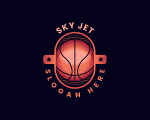 Basketball Sports Player Logo