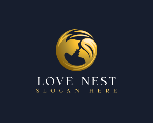 Couple Dating Love logo design