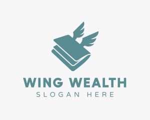 Credit Wallet Wings logo design