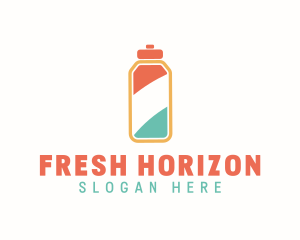 Water Beverage Bottle logo