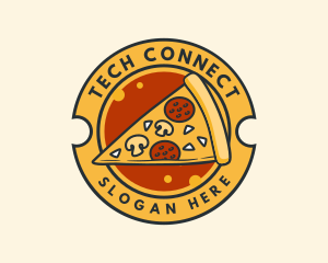 Pizza Food Pizzeria Logo