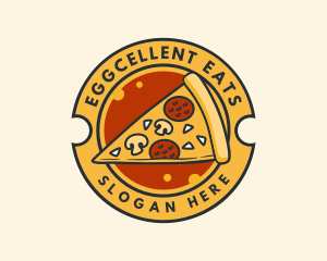 Pizza Food Pizzeria logo design