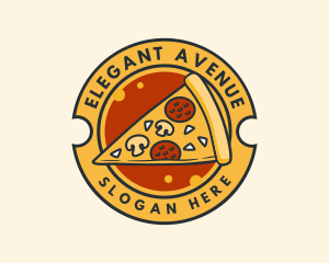 Pizza Food Pizzeria logo design