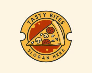 Pizza Food Pizzeria logo design