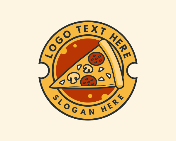 Pizzeria logo example 1