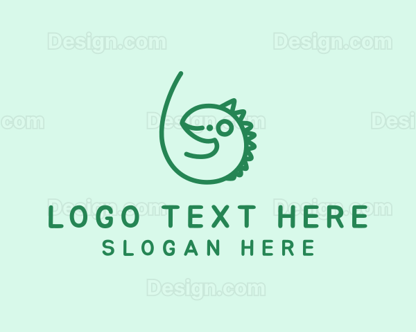 Iguana Zoo Vet Logo