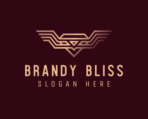 Luxury Diamond Wings logo design