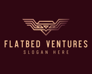 Luxury Diamond Wings logo design