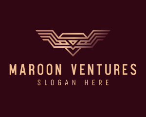 Luxury Diamond Wings logo design