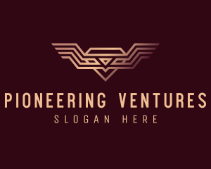 Luxury Diamond Wings logo design