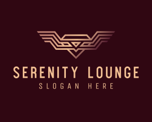 Luxury Diamond Wings logo design