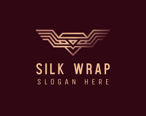 Luxury Diamond Wings logo design