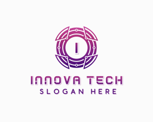 Tech Software Cyberspace logo design