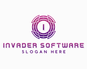 Tech Software Cyberspace logo design