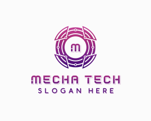 Tech Software Cyberspace logo design