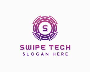 Tech Software Cyberspace logo design