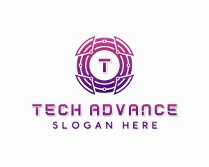 Tech Software Cyberspace logo design