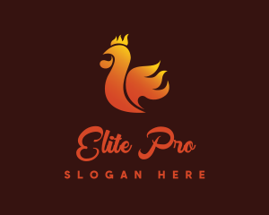 Spicy Chicken Flame logo design