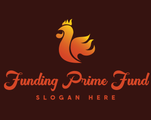 Spicy Chicken Flame logo design