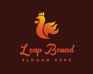 Spicy Chicken Flame logo design