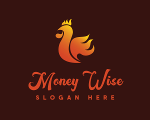 Spicy Chicken Flame logo design