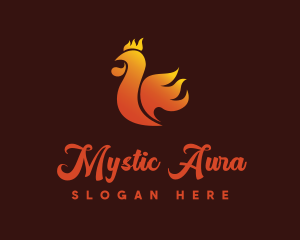 Spicy Chicken Flame logo design