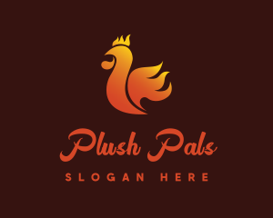 Spicy Chicken Flame logo design