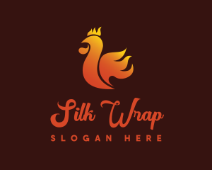 Spicy Chicken Flame logo design