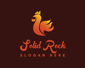 Spicy Chicken Flame logo design