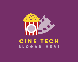 Popcorn Cinema Film logo